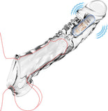 Enorme Gaines Pour Péņę Realiste Pé𝓃𝒾𝐒 Manchon de Verrouillage Pour Homme Vibratingk Péņę Manchon de Péņę Pour Hommes Thread Extensionk Sleeves Préservatifs Réut