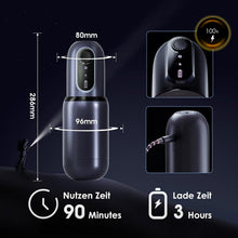 Charger l'image dans la galerie, Masturbeuse Homme Mains Libres avec Ventouses, Masturbateurs Masculins électrique Sex Toys, 5 Rotations Télescopiques et 5 Modes d'Aspiration, Vaginette Chatte de Poche Réaliste 3D Masturbateur Homme