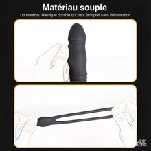 Charger l'image dans la galerie, Stimulateur de prostate masculin, appareils de massage, vibromasseurs anaux avec anneau pénien, télécommande, vibromasseur télescopique avec 3 modes de vibration + 3 modes de poussée, plug anal, gode, jouets sexuels pour hommes