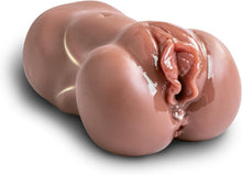 Charger l'image dans la galerie, Masturbateur pour hommes - 2 en 1 Poche Chatte Grande avec Vagin 3D Clitoris Anal Poche Chatte Masturbateurs Double Canal Portable Érotique Sex Toy pour Hommes Solo