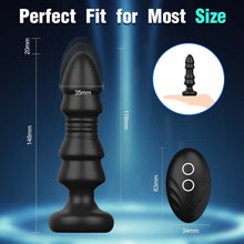 Charger l'image dans la galerie, Plug Anal Vibromasseur Sex Toys, Homme Sex Stimulateur Gode Sex Toys Prostate Vibrateur Anal Télécommandé Sex Toýs avec 5 modes de poussée vibrant portabl Pour Couple Jouet Sexualité