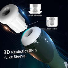 Charger l'image dans la galerie, Masturbateur masculin automatique avec 5 modes de poussée et 12 modes de vibration pour stimulation du pénis, jouet électrique de poche pour chatte, jouet sexuel pour homme adulte