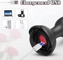 Charger l'image dans la galerie, Plug Anal Sex Toýs Femme - Vibromasseurs Feminin Plug Anus Femme Débutante avec 10 Fortes Vibrations Plug Homme Anus Stimulateur Prostate Plugs Anals Sextoyse Homme Couple Plaisir Sex Toys Anals
