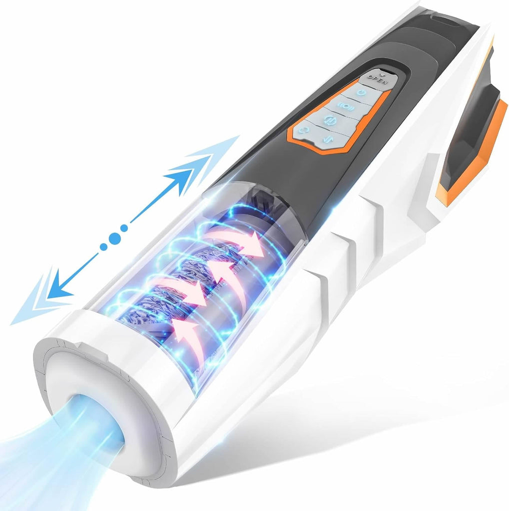 Masturbateurs Masculins Sex Toýs Homme-Oral Jouet Sexuel,Masturbâteur Homme avec 11 Modes Télescopiques & Rotations Vaginette Silicone Sex Toys pour Stimulation de Pénis Jouets Sexuels pour Hommes