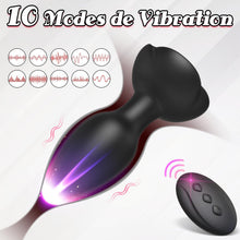 Charger l'image dans la galerie, Plug Anal Sex Toýs Femme - Vibromasseurs Feminin Plug Anus Femme Débutante avec 10 Fortes Vibrations Plug Homme Anus Stimulateur Prostate Plugs Anals Sextoyse Homme Couple Plaisir Sex Toys Anals