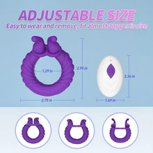 Charger l'image dans la galerie, Anneau Homme Sextoyse Couple Plaisir, Anneau Vibrant Pénis Clitoridienne avec 10 Modes de Vibration, Anneaux de Pénis Sextoyse Homme Sex, Anneau Penien Sex Toyspour Pour Homme