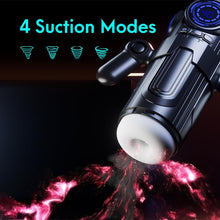 Charger l'image dans la galerie, Masturbateurs Masculins Sextoyse Homme Sexmasturbâteur Sex Toys Télescopiques &amp; Rotation Et Succion Automatique Masturbâteur Homme Mains Libres Vibration 3D Vaginette Véritable Fellation Léchée