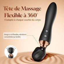Charger l'image dans la galerie, Vibromasseurs Feminin Vibrant à Double Embout Sextoy Silencieux Vibrator | 12 Modes Vibration &amp;Tête Flexible Vibromasseur Sex Toys, Sextoyse Femme Couple Plaisir Clitoridienne, Gode Vibro-masseur Sex