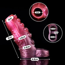 Charger l'image dans la galerie, Gaines pour Pénis Tentacule, Manchon Penis Ouvert avec Anneau Testiculaire, Agrandisseur de Pénis Réutilisable, Retardateur Éjaculation, Sex Toýs Homme pour Couple Plaisir