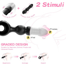 Charger l'image dans la galerie, Perles Anales-Wordone Plugs Anals Vibrants avec 10 Vibrations&amp;7 Poussées, Masseur de Prostate, Jouet Anal pour Adulte, Jouets Sexuels pour Mâles, Vibromasseur Point G Bullet pour Hommes&amp;Femmes