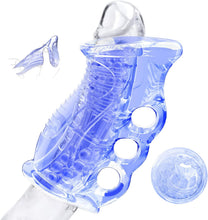 Charger l'image dans la galerie, Trainer D'Endurance en Silicone Bleu Doux avec Plusieurs Petits Trous pour Une Prise Facile De L'éQuipement De Remise en Forme