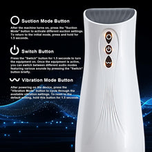 Charger l'image dans la galerie, Masturbateurs Masculins Sex Toýs Homme - Masturbateur Homme avec 10 Succion &amp; Vibration &amp; Échappement, Masturbâteur Homme Mains Llibres avec 3D Vaginette Ultra Réaliste, Sex Toys Homme