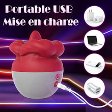 Charger l'image dans la galerie, Vibromasseur pour Femme Clitoridien Puissant Sex Toys avec 10 Modes de Vibration, Sex Toýs Femme Léchage de Langue Sex Toýs Couple, Vibromasseurs Feminin Silencieux de Clitoris et Point G