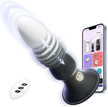Charger l'image dans la galerie, Sex Toys Plug Anal Vibromasseur - Sex Toýs Homme Stimulateur Prostate Plugs Anals Femme Débutante Gode avec 7 Vibration 7 Poussée, Plug Anus Vibrant Gay Sextoyse Couple Plaisir avec Telecommande APP