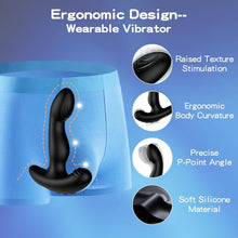 Charger l'image dans la galerie, Wordone Masseur de Prostate Vibrant Anal avec Télécommande&amp;20 Vibrations, Plug Anal Portable Jouet Sexuel pour Homme, Vibrant Point G/Vibromasseur Papillon, Vibrateur Clitoridien pour Female/Couple