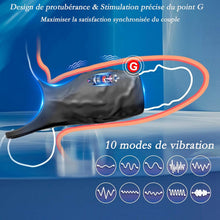 Charger l'image dans la galerie, Anneau Homme Vibrant Sex Toýs Couple, 10 Modes Sextoyse Homme Sex Toys, Sex Toyspour Pour Homme, Anneau Vibrant Pénis Clitoridienne, Anneaux de Pénis Sextoyse Couple Plaisir
