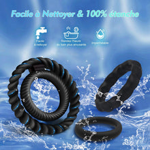 Charger l'image dans la galerie, Anneau Penien - Anneau Homme 7 Pièces Sex Toýs Homme Couple Anneaux de Pénis Jouet Sexualité Couple Sex Toys Jouet Adulte Sextoys Couple Plaisir Jeux Sexuelle Adulte Couple, Plus Dur et Plus Fort