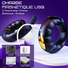 Charger l'image dans la galerie, Anneau Vibrant Pénis Homme Sex Toys - App Vibromasseur Cockringe Hommes Reglable,Sex Toýs Homme Anneaux de Pénis avec 10 Modes de Vibration,Sextoy Objet Sexuelle Adulte Couple pour faire L'amour