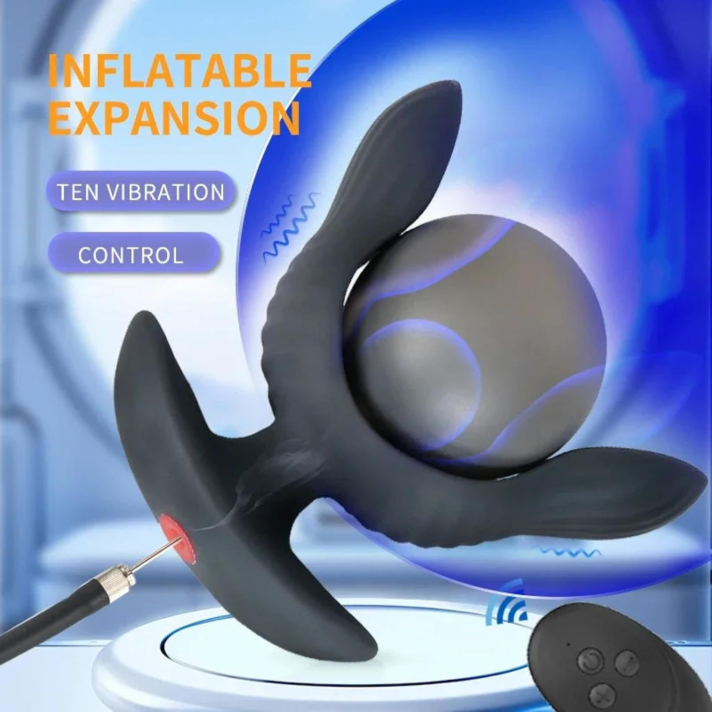 Plug anal anal Vibrateur Anal, Machine sexuelle, godemichet Anal gonflable, masturbateur, point G, jouets anaux, vibrations à 10 fréquences, jouets sexuels