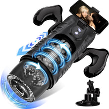Charger l'image dans la galerie, Masturbateurs Masculins Sex Toys avec 7 Modes Télescopiques et Rotations, Masturbateur Homme avec Poignée, Support pour Téléphone et Base à Ventouse Contrôle par Application Sex Toýs Homme