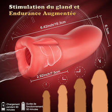Charger l'image dans la galerie, Sex Toýs Homme Masturbateur Homme - Sextoy Masturbâteur Masculins Mains Libres, Vibro Vaginette Branleur Toys mit 9 Modes de Vibration &amp; 3 Modes de Succion Va et Vient, Suceur de Pénis Jouet Adulte