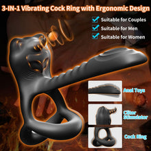 Charger l'image dans la galerie, Anneau Penien - Anneau Homme Vibrant Sex Toýs Femme Homme, 12 Modes Sextoyse Homme Sex Toys, Anneaux de Pénis Sextoyse Couple Plaisir, Sex Toyspour Pour Homme, Anneau Vibrant Pénis Clitoridienne