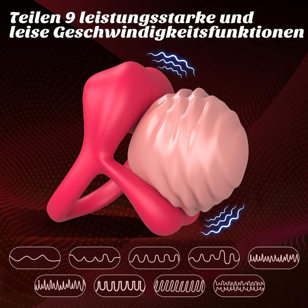 Anneau Penien - Anneau Homme Vibromasseur Sex Toýs Couple, Anneau Vibrant Pénis Homme Sex Toys, Sextoyse Couple Plaisir Homme Et Femme A Pile, Anneaux de Pénis Jouet Sexualité Couple Sextoy Homme
