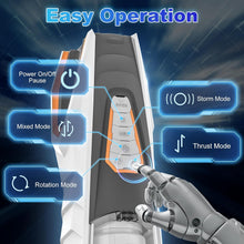 Charger l'image dans la galerie, Masturbateurs Masculins Sex Toýs Homme-Oral Jouet Sexuel,Masturbâteur Homme avec 11 Modes Télescopiques &amp; Rotations Vaginette Silicone Sex Toys pour Stimulation de Pénis Jouets Sexuels pour Hommes