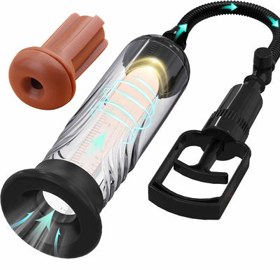 Améliorée Pompes à Pénis Sex Toys pour Homme - Pompe a Penisse Masturbeuse Homme avec Vaginette Silicone Pompe a Penis pour L'agrandissement du Pénis Sextoyse Homme Sex Toyspour pour Couple Plaisir