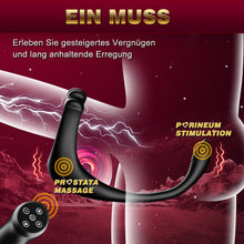 Charger l'image dans la galerie, Plug Anale,Prostate Homme Sex Toýs Anals- Prostate Stimulant Vibrant avec 10 Modes, Gode Plug Anal Vibrant Anneau Vibrant Pénis Homme, Vibromasseurs Homme à Distance Sextoy Homme Couple Plaisir