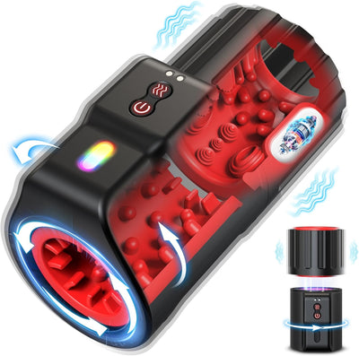Sex Toýs Homme Automatique Masturbateur Masculins - Sex Toys Masturbâteur Homme Mains Libres Sextoy Masturbeuse Jouet Adult Sextoyse avec 10 Modes de rotation et Vibration, Sexes Vagin Plaisir Objet