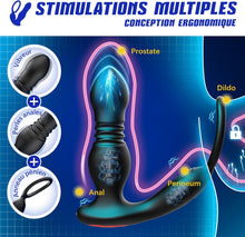 Charger l'image dans la galerie, Sex Toys Anals Vibromasseurs, 3 EN 1 Masseurs de Prostate Vibrant Plug Anal Sextoy Homme Sex Stimulateur Gode Sex Toys avec Anneau Vibrant, AI-Chat APP Télécommandé Sex Toýs Jouet Sexualité Couple