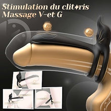 Charger l'image dans la galerie, Anneau Penien - Anneau Homme Vibrant Sex Toýs Couple Homme, 10 Modes Sextoyse Homme Sex Toys, Anneaux de Pénis Sextoyse Couple Plaisir, Sex Toyspour Pour Homme, Anneau Vibrant Pénis Clitoridienne