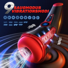 Charger l'image dans la galerie, Masturbeuse Homme Sex Toys, Masturbateurs Masculins avec 9 Succion et 9 Vibration, Masturbateur Automatique 3D Vaginette Ultra Réaliste, Écran LCD Sextoy Homme Sex Toýs Homme Suceur Sextoys