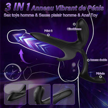 Charger l'image dans la galerie, Sex Toys Anneau Penien - Anneau Homme Sextoyse Couple Plaisir, Vibromasseurs Sextoyse Homme Sex avec 9 Modes de Vibration, Anneau Vibrant Pénis Clitoridienne Sex Toyspour Pour Homme
