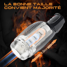 Charger l'image dans la galerie, Masturbâteur Homme Sex Toýs Homme - Masturbâteur Homme Mains Libres mains libres 5 modes d'aspiration et 10 modes de vibration,Chauffage vaginal simulé en 3D pour les hommes,Masturbateurs Masculins