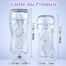 Charger l'image dans la galerie, Masturbeuse Homme Sex Toys Realiste - Masturbâteur Mains Libres Sexes Plaisir Sextoyse Masturbateurs Masculins va et Vient, Poche Chatte 3D Vaginette Silicone Sextoy, Jouets Sexuels pour Hommes Solo