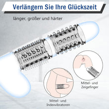 Charger l'image dans la galerie, Manchette pour pénis, lot de 6 manchons pour pénis Fallinsexy Manchon pour pénis réutilisable transparent pour agrandissement du pénis, jouets sexuels pour hommes, manchon pour pénis pour améliorer