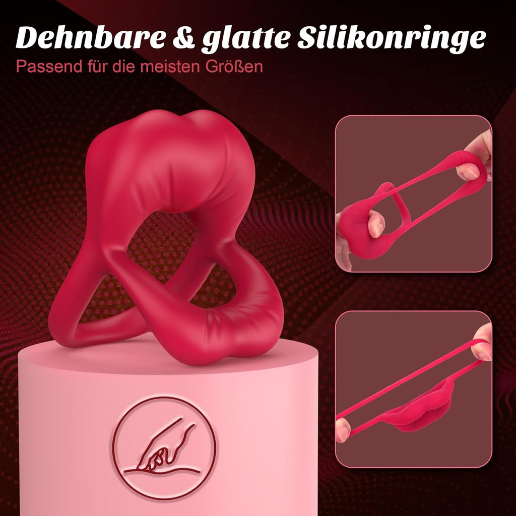 Anneau Penien - Anneau Homme Vibromasseur Sex Toýs Couple, Anneau Vibrant Pénis Homme Sex Toys, Sextoyse Couple Plaisir Homme Et Femme A Pile, Anneaux de Pénis Jouet Sexualité Couple Sextoy Homme