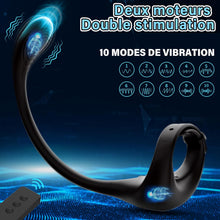 Charger l'image dans la galerie, Plug Anal Vibromasseur Sex Toys - Anneau Penien Gode Homme pour Gay Toýs Femme Couple Plaisir Sextoy avec App et 10 Modes de Vibration, Anneaux Vibrant Pénis Sextoyse Sex Masculins Anals Plugs Anus
