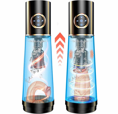 Sex Toýs Homme Pompe a Pénis - Sextoy Automatique Masturbateur pour Masturbeuse Masculins Mains Libres, Vaginette Réaliste Jouet Adulte, Extenseur & Agrandir le Pénien Vibromasseurs avec 3 + 7 Modes