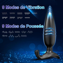Charger l'image dans la galerie, Plug Anus Vibromasseurs Sex Toys - Masseurs de Prostate Vibrant Sex Toýs Couple Homme, Vibrateur Anal Télécommandé Gode Homme pour Gay Sextoyse Couple Plaisir Homme Sex avec 9 Poussée &amp; Vibration
