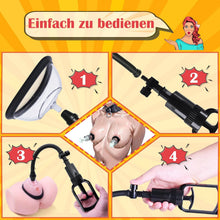 Charger l'image dans la galerie, Pompe Vaginale et Tétonnière, Jouet Intime avec Ventouses Clitoridiennes – Pompe Teton, Stimulateur Clitoridien à Succion et Suceurs de Clitoris pour Femme/Couple, Sextoy BDSM Puissant