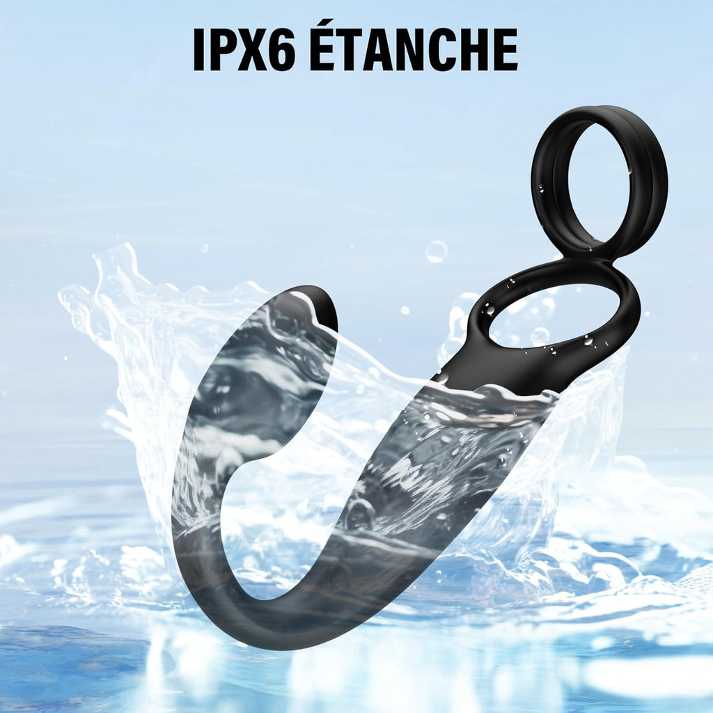 Vibromasseurs Sex Toys Couple - Anneau Penien Homme Toýs Pénis Vibrant Retardant d'éjaculation avec 10 * 10 Modes de Vibration, Sextoyse Plug Anal pour Gay Stimulateur Prostate,Masculins Plugs Anus