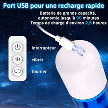 Charger l'image dans la galerie, Masturbeuse Homme，Masturbateurs Masculins，Avec 10 Modes de Vibration et 5 Modes de Succion ，Piston Rétractable et rotatif au Niveau du Gland，Masturbateur Automatique