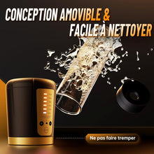 Charger l'image dans la galerie, Pompes à Pénis Masturbateur Sex Toýs Homme - Masturbâteur Homme Mains Libres avec 5 Succions et 6 Anneaux Péniens, Pompe a Penisse Électrique pour Agrandir son Pénis Masturbateurs Masculins Sex Toys