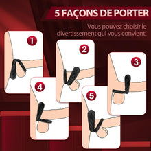 Charger l'image dans la galerie, Anneau Penien - Anneau Homme Vibromasseurs Sex Toýs Femme, 10 Modes Sextoyse Homme Sex Anneaux de Pénis Sex Toys, Sextoyse Couple Plaisir Cockring, Sex Toyspour Pour Homme Cockringe Homme