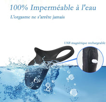 Charger l'image dans la galerie, Anneau Homme Vibrant Sex Toýs Couple, 10 Modes Sextoyse Homme Sex Toys, Sex Toyspour Pour Homme, Anneau Vibrant Pénis Clitoridienne, Anneaux de Pénis Sextoyse Couple Plaisir
