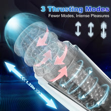 Charger l'image dans la galerie, Masturbateurs Masculins Sex Toýs Homme-Oral Jouet Sexuel,Masturbâteur Homme avec 11 Modes Télescopiques &amp; Rotations Vaginette Silicone Sex Toys pour Stimulation de Pénis Jouets Sexuels pour Hommes