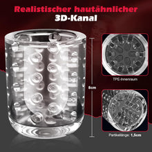 Charger l'image dans la galerie, Masturbateur Électrique pour Homme, Jouet Sexuel pour Homme Solo avec 7 Modes de Poussée et de Rotation, 3 en 1 Masturbateur de Poche pour Pénis et Chatte Jouets Sexuels pour Homme